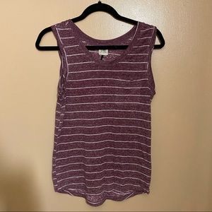 Burgundy Tank Top